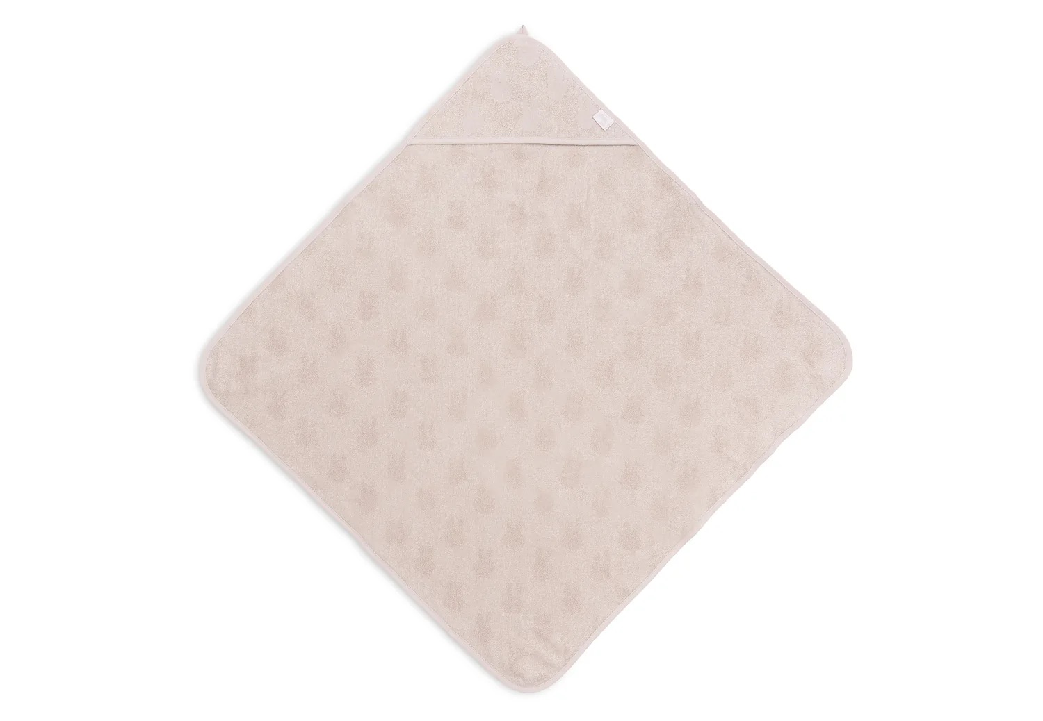 cape de bain Miffy Nougat pour bébé et enfant à la sortie de la douche de la marque Jollein chez Le béguin de Charlie