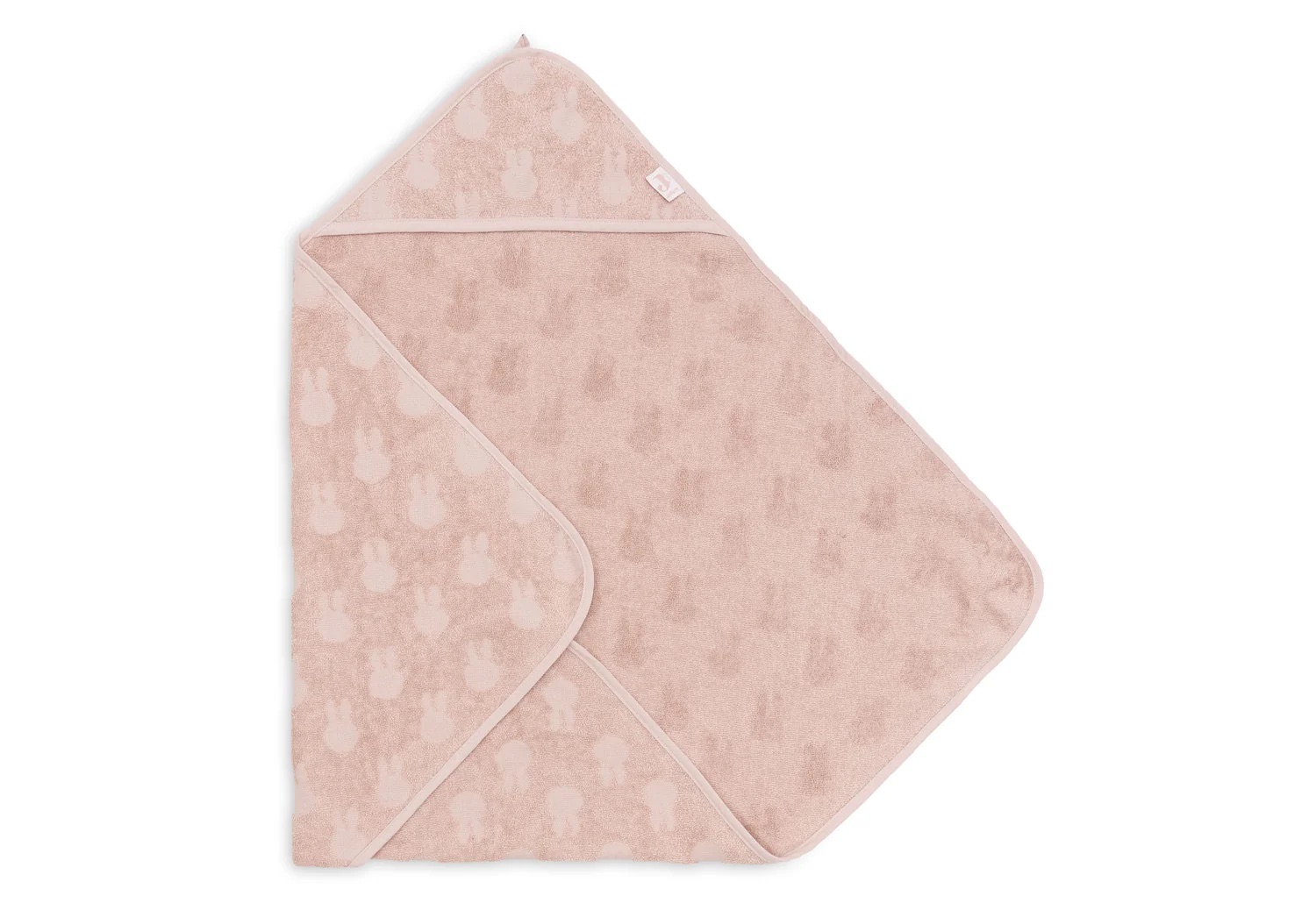 cape de bain Miffy motif lapin couleur rose pour bébé de la marque Jollein