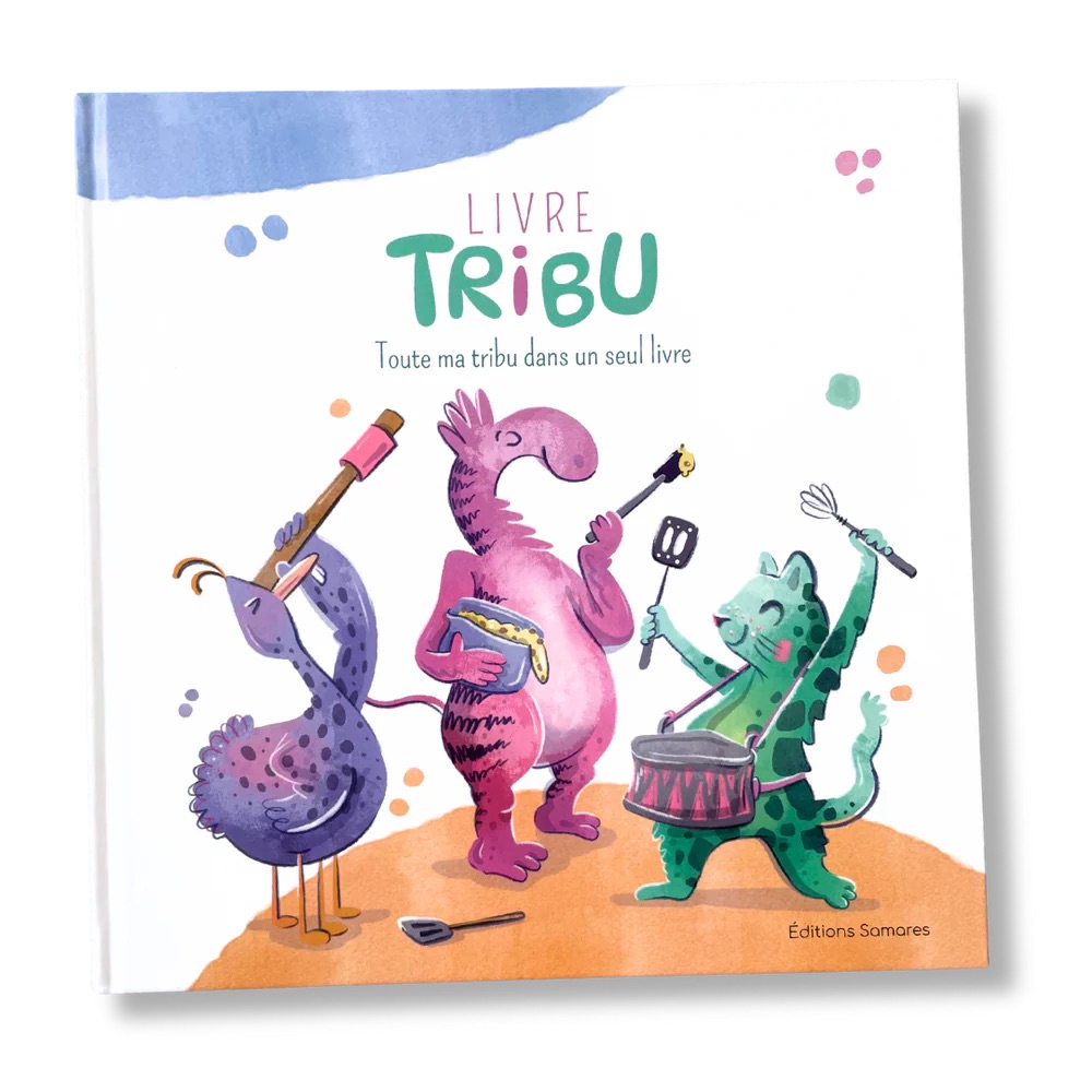 livre de souvenirs pour enfant "tribu" à remplir et à prêter éditions samares chez Le béguin de Charlie
